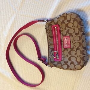 Coach Cross-Body & Matching Wristlet/Wallet